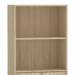 Βιβλιοθήκη Negan pakoworld sonoma μελαμίνης 60x30x120εκ Βιβλιοθήκη Negan pakoworld sonoma μελαμίνης 60x30x120εκ