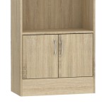 Βιβλιοθήκη Negan pakoworld sonoma μελαμίνης 60x30x120εκ Βιβλιοθήκη Negan pakoworld sonoma μελαμίνης 60x30x120εκ