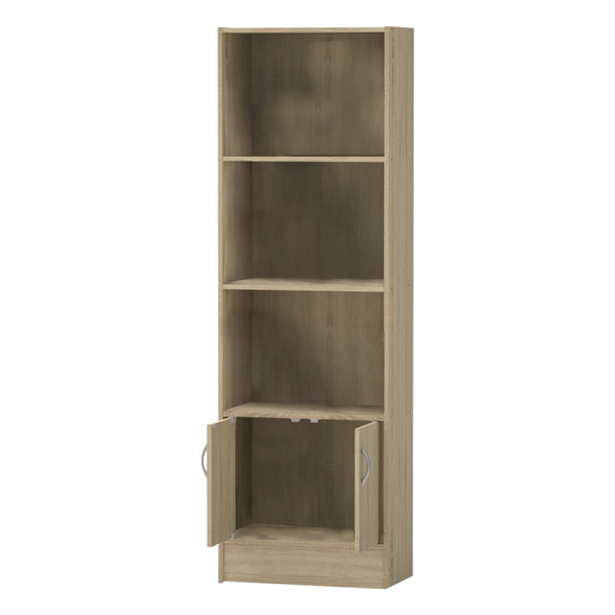 Βιβλιοθήκη Negan pakoworld sonoma μελαμίνης 57x33x180εκ Βιβλιοθήκη Negan pakoworld sonoma μελαμίνης 57x33x180εκ