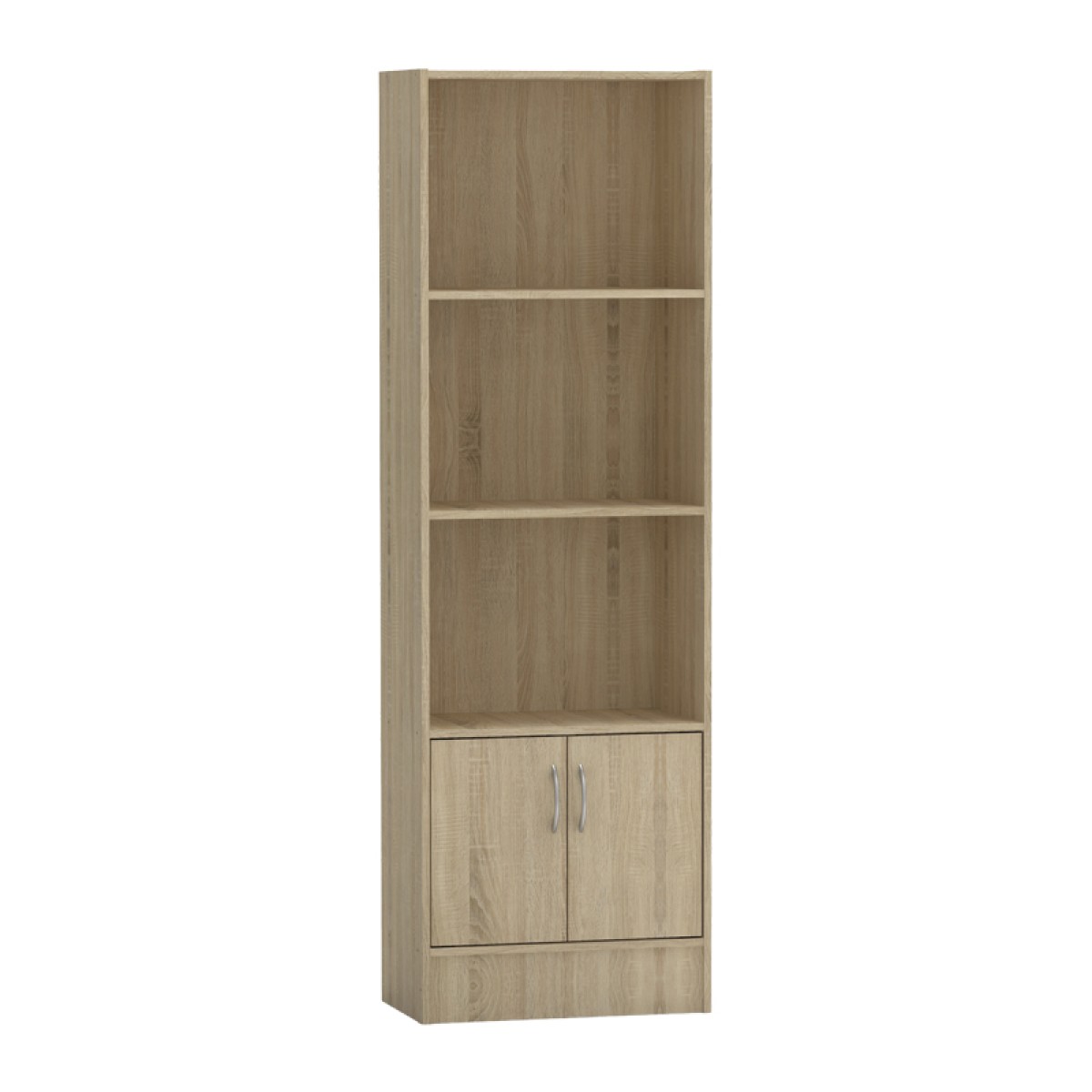 Βιβλιοθήκη Negan pakoworld sonoma μελαμίνης 57x33x180εκ Βιβλιοθήκη Negan pakoworld sonoma μελαμίνης 57x33x180εκ