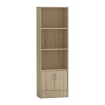 Βιβλιοθήκη Negan pakoworld sonoma μελαμίνης 57x33x180εκ Βιβλιοθήκη Negan pakoworld sonoma μελαμίνης 57x33x180εκ