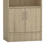 Βιβλιοθήκη Negan pakoworld sonoma μελαμίνης 57x33x180εκ Βιβλιοθήκη Negan pakoworld sonoma μελαμίνης 57x33x180εκ