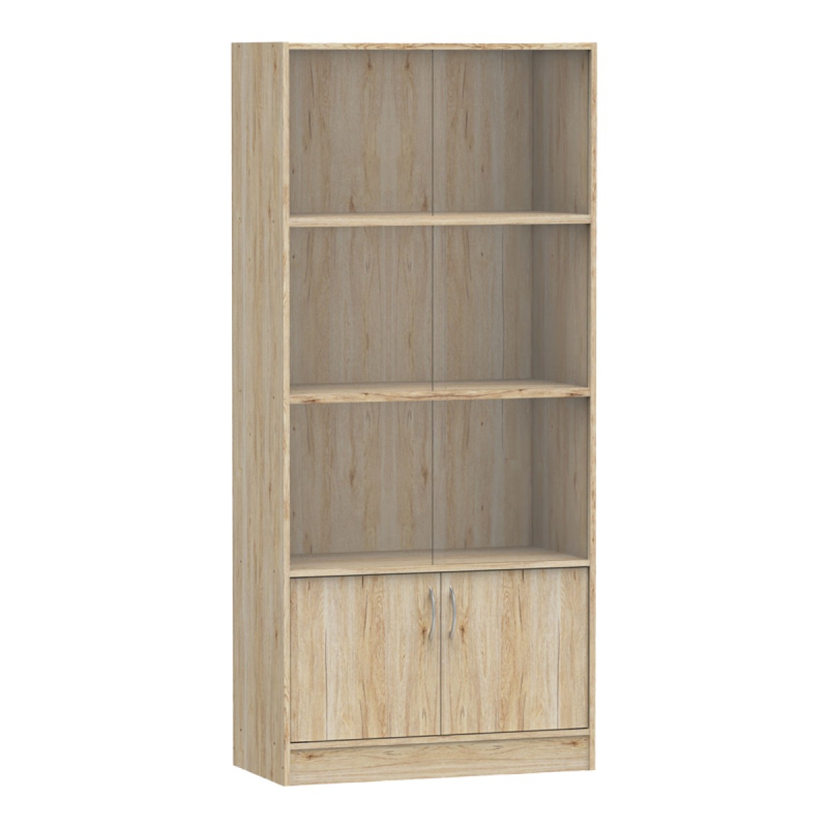 Βιβλιοθήκη Burcy pakoworld oak 80x40x177εκ Βιβλιοθήκη Burcy pakoworld oak 80x40x177εκ