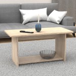 Τραπέζι Kumba pakoworld σε oak απόχρωση 80x40x42εκ Τραπέζι Kumba pakoworld σε oak απόχρωση 80x40x42εκ