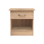Κομοδίνο Kona pakoworld σε oak απόχρωση 40x34x42εκ Κομοδίνο Kona pakoworld σε oak απόχρωση 40x34x42εκ