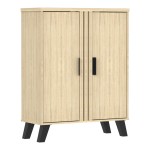 Παπουτσοθήκη-ντουλάπι Shoby pakoworld sonoma 70.5x30x91εκ