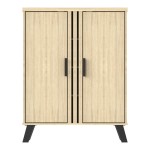 Παπουτσοθήκη-ντουλάπι Shoby pakoworld sonoma 70.5x30x91εκ