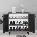 Παπουτσοθήκη-ντουλάπι Ronan pakoworld χρώμα wenge 70.5x35x66εκ Παπουτσοθήκη-ντουλάπι Ronan pakoworld χρώμα wenge 70.5x35x66εκ