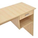 Γραφείο εργασίας με συρτάρι Michael pakoworld φυσικό 88x45x72εκ Γραφείο εργασίας με συρτάρι Michael pakoworld φυσικό 88x45x72εκ