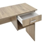 Γραφείο εργασίας με συρτάρι Michael pakoworld sonoma 88x45x72εκ Γραφείο εργασίας με συρτάρι Michael pakoworld sonoma 88x45x72εκ
