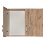 Πατάρι ντουλάπας Zelia pakoworld δίφυλλο oak 79x42x60εκ Πατάρι ντουλάπας Zelia pakoworld δίφυλλο oak 79x42x60εκ