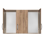 Πατάρι ντουλάπας Zelia pakoworld τρίφυλλο oak 90x42x60εκ Πατάρι ντουλάπας Zelia pakoworld τρίφυλλο oak 90x42x60εκ