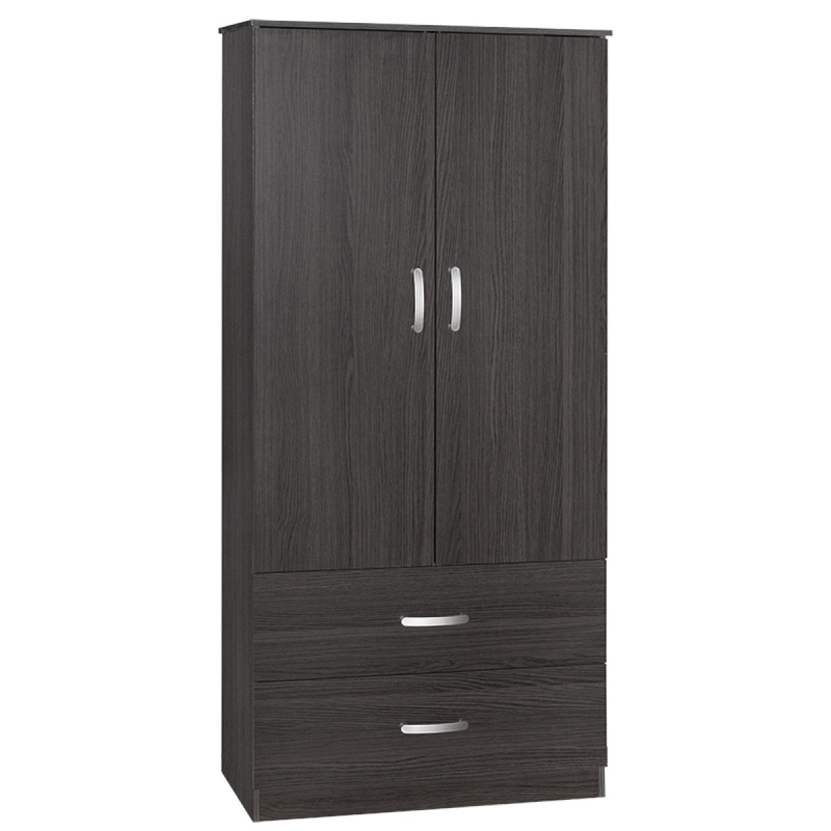 Ντουλάπα δίφυλλη και πατάρι Zelia pakoworld wenge 79x42x240εκ. Ντουλάπα δίφυλλη και πατάρι Zelia pakoworld wenge 79x42x240εκ.