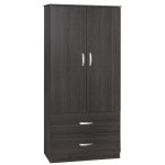 Ντουλάπα δίφυλλη και πατάρι Zelia pakoworld wenge 79x42x240εκ. Ντουλάπα δίφυλλη και πατάρι Zelia pakoworld wenge 79x42x240εκ.