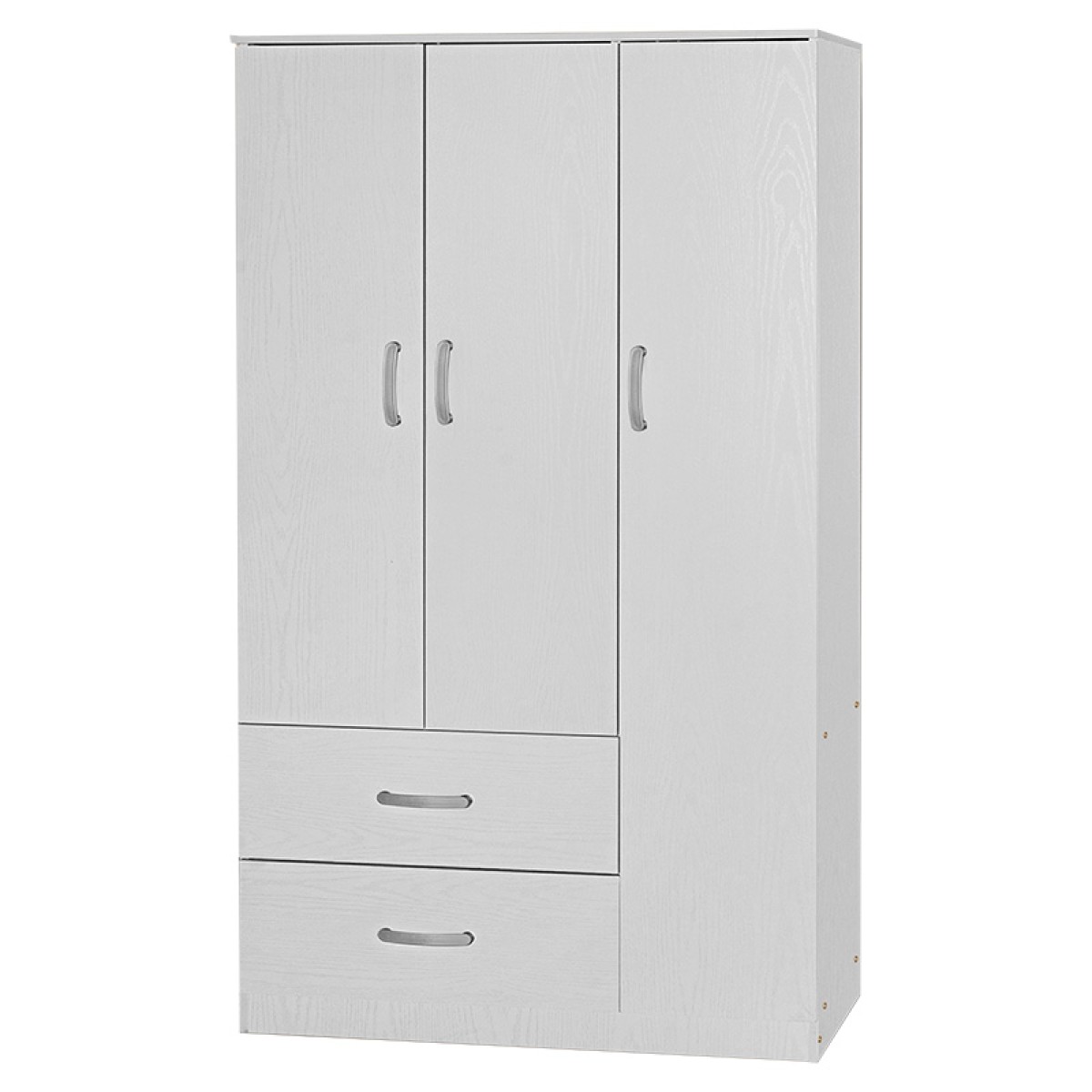 Ντουλάπα τρίφυλλη και πατάρι Zelia pakoworld λευκό 90x42x240εκ. Ντουλάπα τρίφυλλη και πατάρι Zelia pakoworld λευκό 90x42x240εκ.
