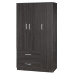 Ντουλάπα τρίφυλλη και πατάρι Zelia pakoworld wenge 90x42x240εκ. Ντουλάπα τρίφυλλη και πατάρι Zelia pakoworld wenge 90x42x240εκ.