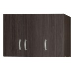 Ντουλάπα τρίφυλλη και πατάρι Zelia pakoworld wenge 90x42x240εκ. Ντουλάπα τρίφυλλη και πατάρι Zelia pakoworld wenge 90x42x240εκ.