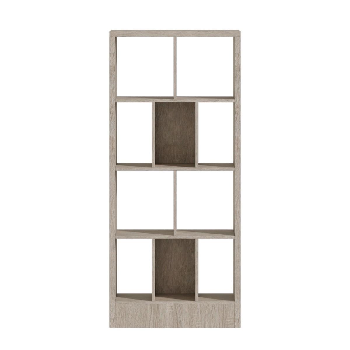 Βιβλιοθήκη Dividre pakoworld sonoma oak μελαμίνης 80x30x181εκ Βιβλιοθήκη Dividre pakoworld sonoma oak μελαμίνης 80x30x181εκ