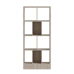 Βιβλιοθήκη Dividre pakoworld sonoma oak μελαμίνης 80x30x181εκ Βιβλιοθήκη Dividre pakoworld sonoma oak μελαμίνης 80x30x181εκ