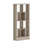 Βιβλιοθήκη Dividre pakoworld sonoma oak μελαμίνης 80x30x181εκ Βιβλιοθήκη Dividre pakoworld sonoma oak μελαμίνης 80x30x181εκ