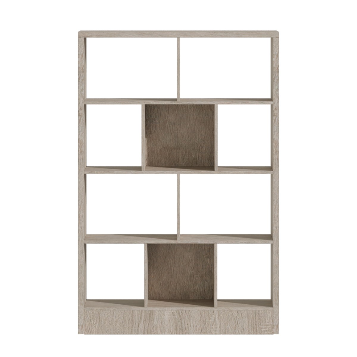 Βιβλιοθήκη Dividre pakoworld sonoma oak μελαμίνης 120x30x181εκ Βιβλιοθήκη Dividre pakoworld sonoma oak μελαμίνης 120x30x181εκ