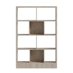 Βιβλιοθήκη Dividre pakoworld sonoma oak μελαμίνης 120x30x181εκ Βιβλιοθήκη Dividre pakoworld sonoma oak μελαμίνης 120x30x181εκ