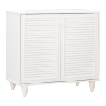 Παπουτσοθήκη-ντουλάπι Ronan pakoworld σε λευκή απόχρωση 70.5x35x66εκ