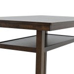 Τραπέζι μπαρ Tenor pakoworld φυσικό ξύλο rubberwood-ΜDF καρυδί 150x90x91.5εκ Τραπέζι μπαρ Tenor pakoworld φυσικό ξύλο rubberwood-ΜDF καρυδί 150x90x91.5εκ