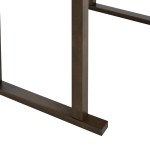 Τραπέζι μπαρ Tenor pakoworld φυσικό ξύλο rubberwood-ΜDF καρυδί 150x90x91.5εκ Τραπέζι μπαρ Tenor pakoworld φυσικό ξύλο rubberwood-ΜDF καρυδί 150x90x91.5εκ