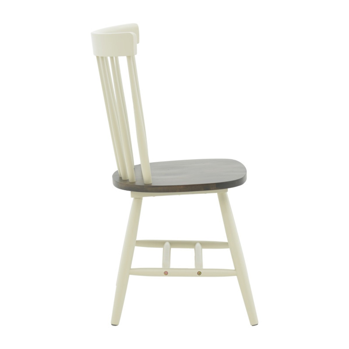 Καρέκλα Larus pakoworld φυσικό ξύλo rubberwood ανθρακί-λευκό 50x49x90εκ. Καρέκλα Larus pakoworld φυσικό ξύλo rubberwood ανθρακί-λευκό 50x49x90εκ.