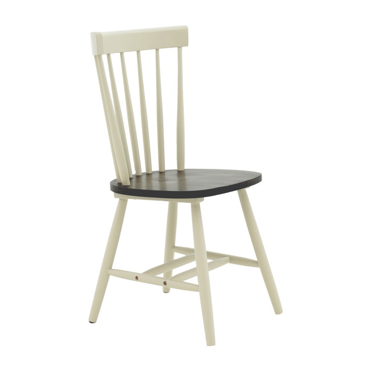 Καρέκλα Larus pakoworld φυσικό ξύλo rubberwood ανθρακί-λευκό 50x49x90εκ. Καρέκλα Larus pakoworld φυσικό ξύλo rubberwood ανθρακί-λευκό 50x49x90εκ.