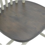 Καρέκλα Larus pakoworld φυσικό ξύλo rubberwood ανθρακί-λευκό 50x49x90εκ. Καρέκλα Larus pakoworld φυσικό ξύλo rubberwood ανθρακί-λευκό 50x49x90εκ.