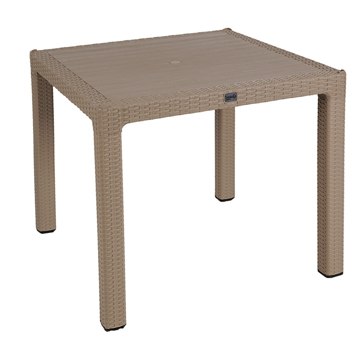 Τραπέζι Explore pakoworld με UV protection PP cappucino 90x90x73.5εκ Τραπέζι Explore pakoworld με UV protection PP cappucino 90x90x73.5εκ
