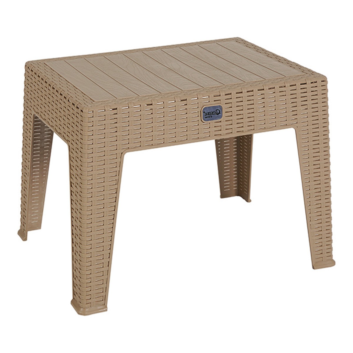 Τραπέζι Cosmic pakoworld PP cappucino 55x40x43.5εκ Τραπέζι Cosmic pakoworld PP cappucino 55x40x43.5εκ