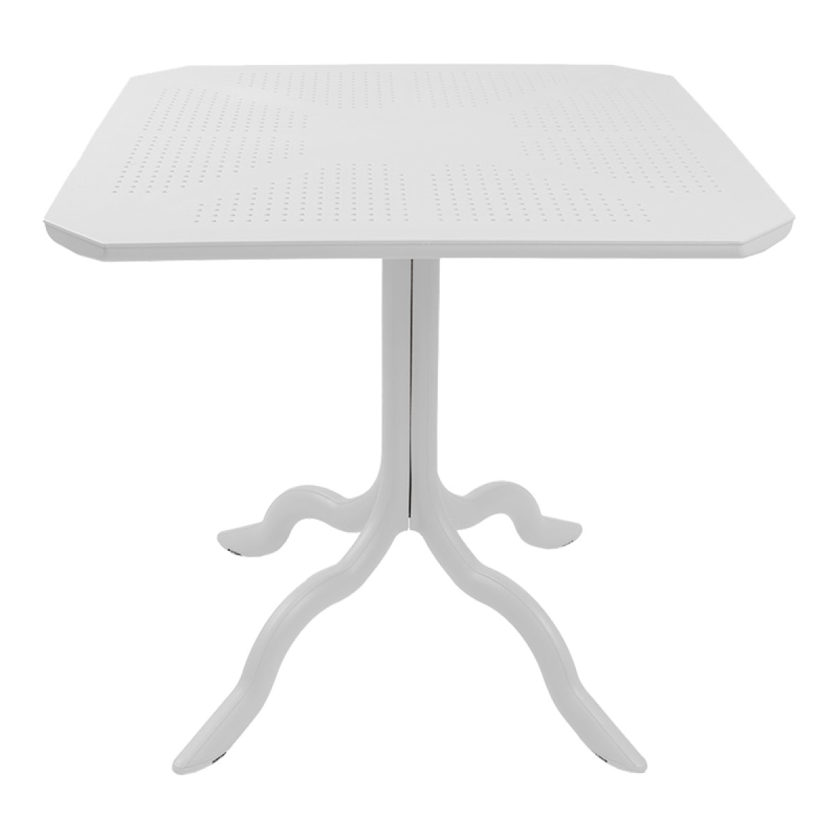 Τραπέζι Icon pakoworld PP σε λευκή απόχρωση 80x80x74.5εκ Τραπέζι Icon pakoworld PP σε λευκή απόχρωση 80x80x74.5εκ