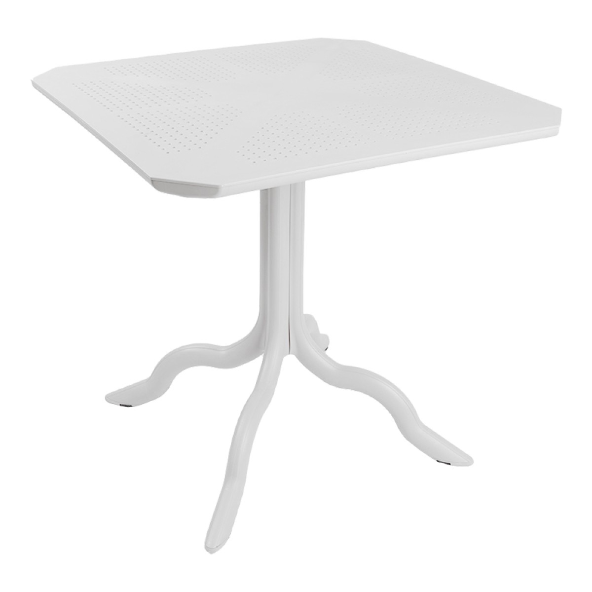 Τραπέζι Icon pakoworld PP σε λευκή απόχρωση 80x80x74.5εκ Τραπέζι Icon pakoworld PP σε λευκή απόχρωση 80x80x74.5εκ