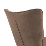Πολυθρόνα Fluffy pakoworld ύφασμα καφέ-φυσικό 75x69x96εκ Πολυθρόνα Fluffy pakoworld ύφασμα καφέ-φυσικό 75x69x96εκ