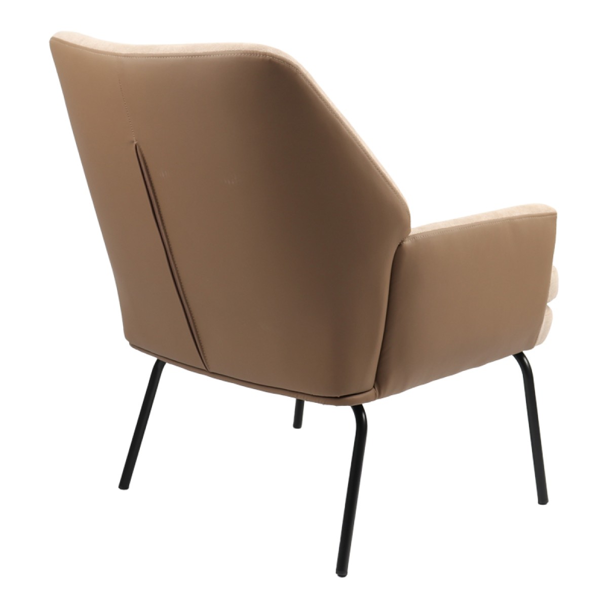Πολυθρόνα Kieran pakoworld ύφασμα καφέ-πόδι μαύρο 77x69x82.5εκ Πολυθρόνα Kieran pakoworld ύφασμα καφέ-πόδι μαύρο 77x69x82.5εκ