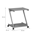 Βοηθητικό τραπέζι Fit pakoworld MDF φυσικό 50x39x59εκ Βοηθητικό τραπέζι Fit pakoworld MDF φυσικό 50x39x59εκ