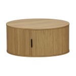 Τραπέζι σαλονιού Scandi pakoworld MDF σε φυσική απόχρωση Φ80x35.5εκ Τραπέζι σαλονιού Scandi pakoworld MDF σε φυσική απόχρωση Φ80x35.5εκ