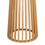 Τραπέζι μπαρ Domonic pakoworld mdf φυσικό Φ60x105εκ Τραπέζι μπαρ Domonic pakoworld mdf φυσικό Φ60x105εκ