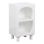 Κομοδίνο Emersi pakoworld MDF σε λευκή απόχρωση 40x32x70εκ Κομοδίνο Emersi pakoworld MDF σε λευκή απόχρωση 40x32x70εκ