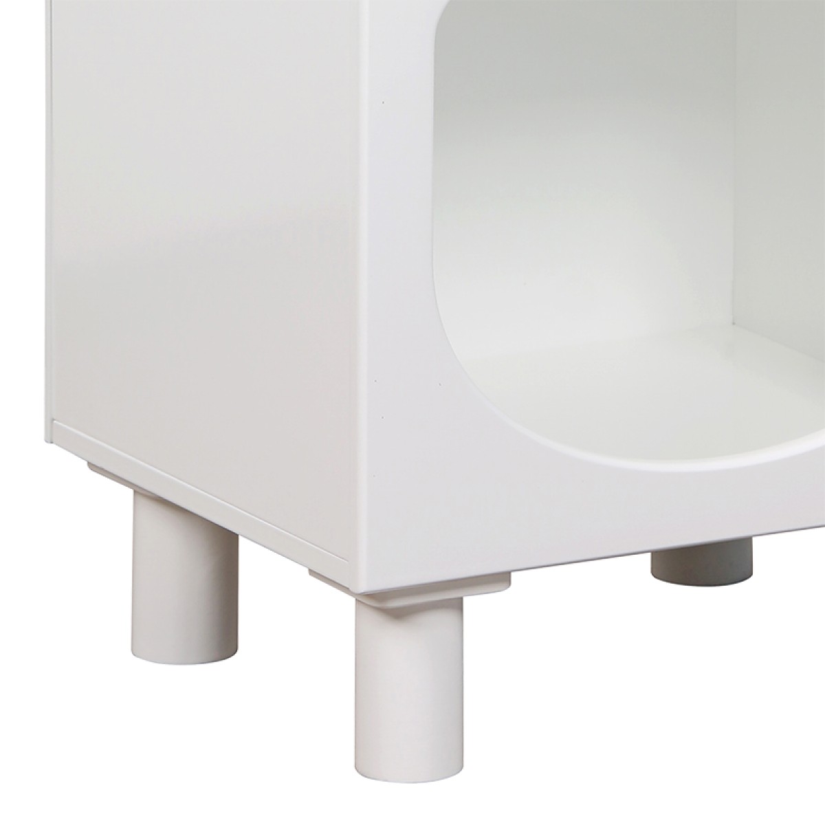 Κομοδίνο Emersi pakoworld MDF σε λευκή απόχρωση 40x32x70εκ Κομοδίνο Emersi pakoworld MDF σε λευκή απόχρωση 40x32x70εκ