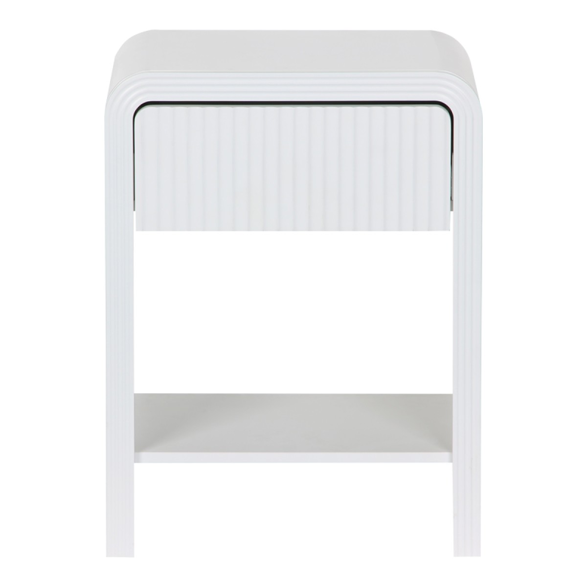 Κομοδίνο Zeplen pakoworld MDF σε λευκή απόχρωση 40x30x53εκ Κομοδίνο Zeplen pakoworld MDF σε λευκή απόχρωση 40x30x53εκ