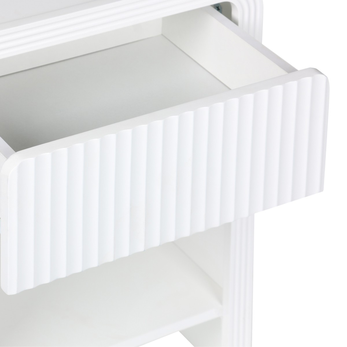 Κομοδίνο Zeplen pakoworld MDF σε λευκή απόχρωση 40x30x53εκ Κομοδίνο Zeplen pakoworld MDF σε λευκή απόχρωση 40x30x53εκ