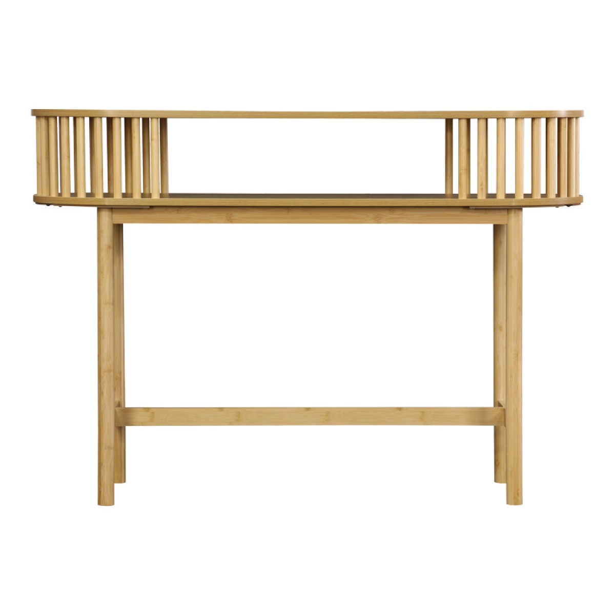 Κονσόλα Nodial pakoworld MDF/Bamboo σε φυσική απόχρωση 120x39x85εκ Κονσόλα Nodial pakoworld MDF/Bamboo σε φυσική απόχρωση 120x39x85εκ