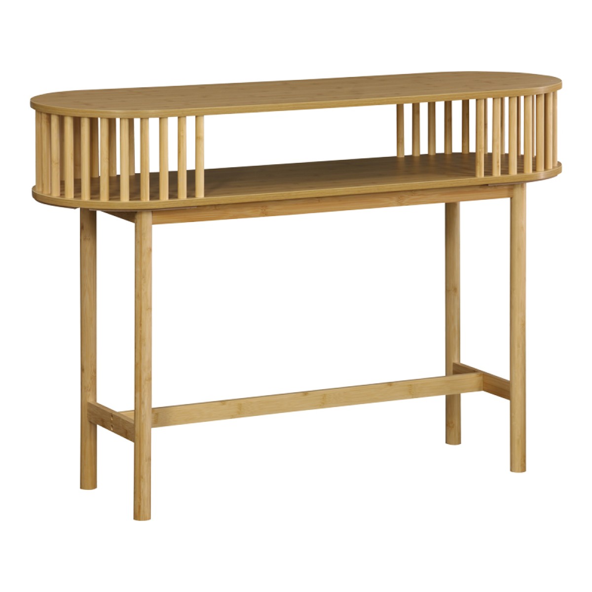 Κονσόλα Nodial pakoworld MDF/Bamboo σε φυσική απόχρωση 120x39x85εκ Κονσόλα Nodial pakoworld MDF/Bamboo σε φυσική απόχρωση 120x39x85εκ