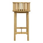Κονσόλα Nodial pakoworld MDF/Bamboo σε φυσική απόχρωση 120x39x85εκ Κονσόλα Nodial pakoworld MDF/Bamboo σε φυσική απόχρωση 120x39x85εκ