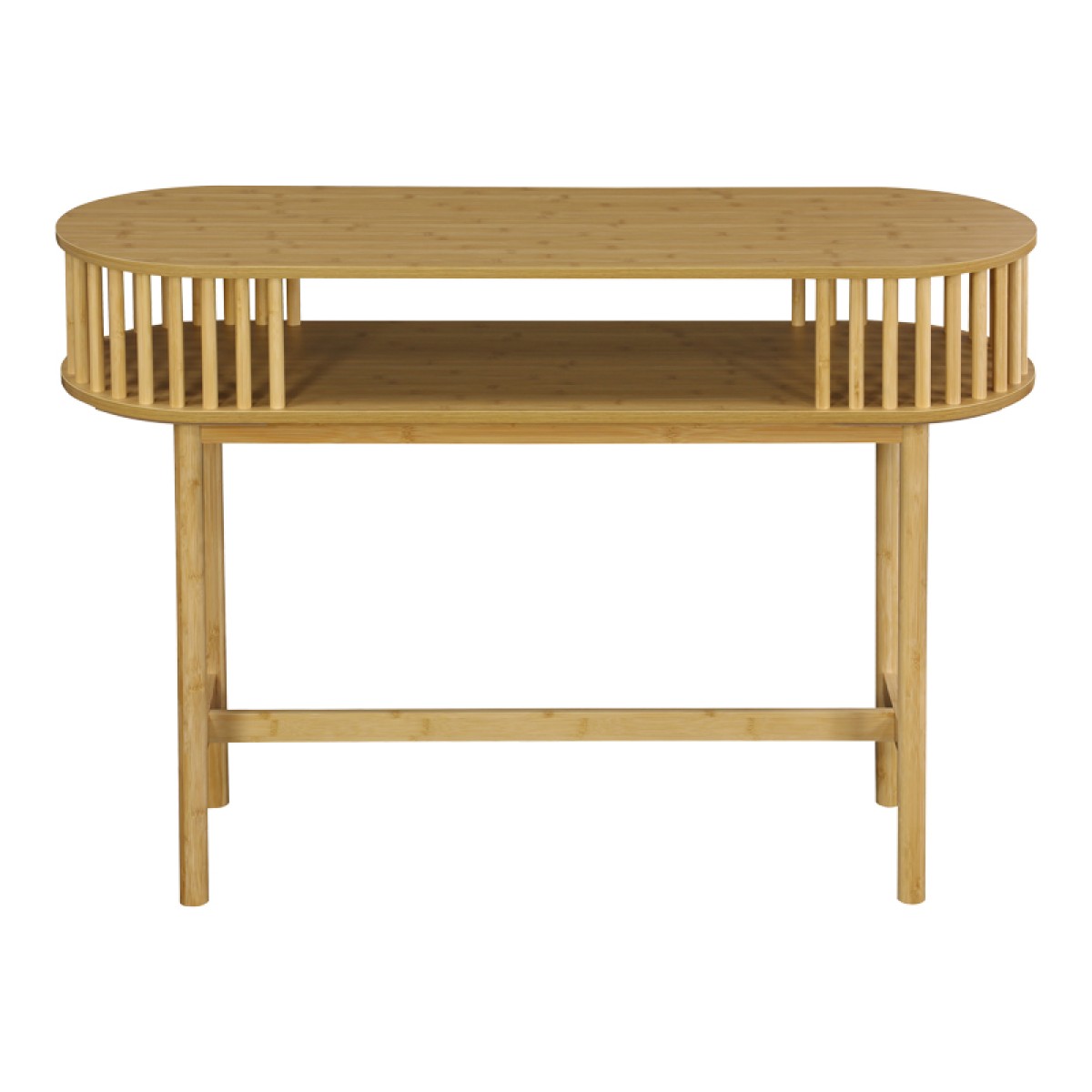 Κονσόλα Nodial pakoworld MDF/Bamboo σε φυσική απόχρωση 120x39x85εκ Κονσόλα Nodial pakoworld MDF/Bamboo σε φυσική απόχρωση 120x39x85εκ