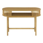 Κονσόλα Nodial pakoworld MDF/Bamboo σε φυσική απόχρωση 120x39x85εκ Κονσόλα Nodial pakoworld MDF/Bamboo σε φυσική απόχρωση 120x39x85εκ